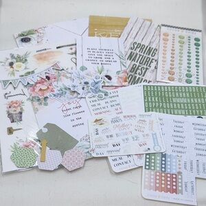 Cocoa Daisy May Lillian’s Garden Planner Sticker Stationary Kit *Used